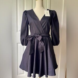 Likley Hana Mini Dress, Navy Blue Woman's Size 6